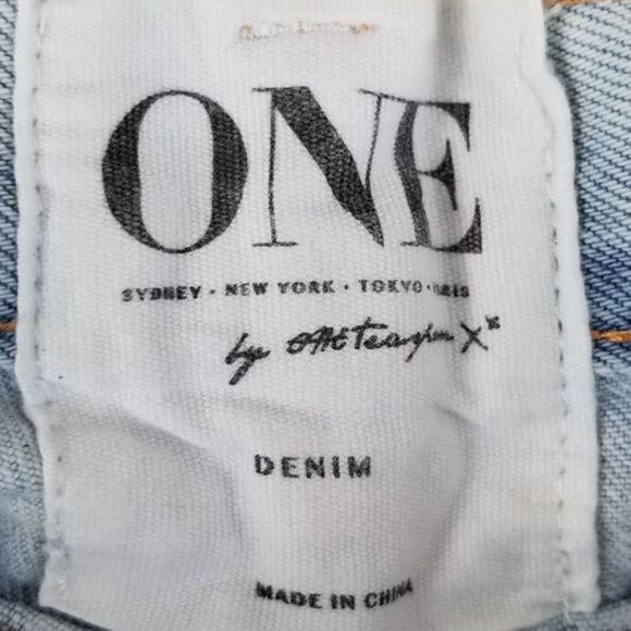 One By One Teaspoon Chargers Long Line Low Waist Medium Rise Women's Shorts 23 - Picture 4 of 6